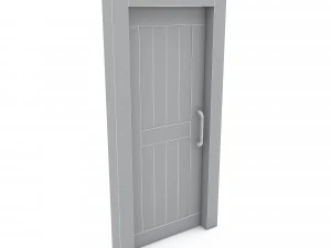 modern bohemian door 05 3D Model