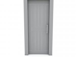 modern bohemian door 05 Model 3D