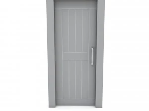 modern bohemian door 05 3D Model