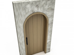 3D modern bohemian door 06 3D-Modell