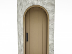 3D modern bohemian door 06 3D-Modell