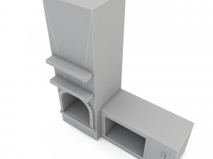Bohemian fireplace Modello 3D