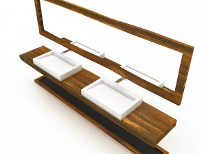 Toilette da bagno boh&eacute;mien 3D modello 02 Modello 3D