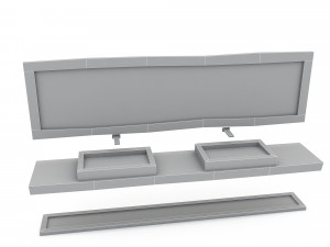 3D bohemian bathroom toilet 02 model 3D-Modell