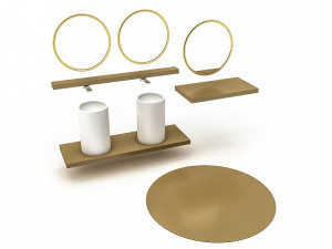 Bohemian bathroom toilet 03 Modelo 3D
