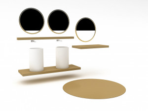 Bohemian bathroom toilet 03 Modelo 3D