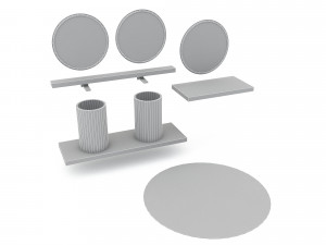 Bohemian bathroom toilet 03 Modelo 3D