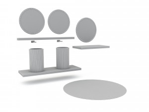 Bohemian bathroom toilet 03 Modelo 3D