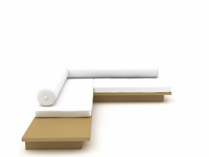 Bohemian seating 02 3D Model