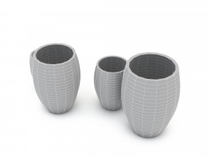 3D bohemian vases 3D Model