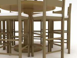 dining table 004 3Dモデル