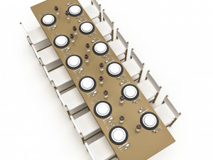 dining table 008 3D Model