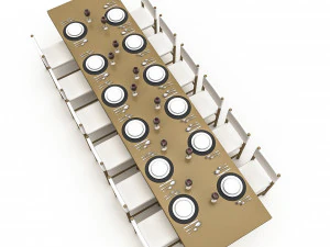 dining table 008 3D Model