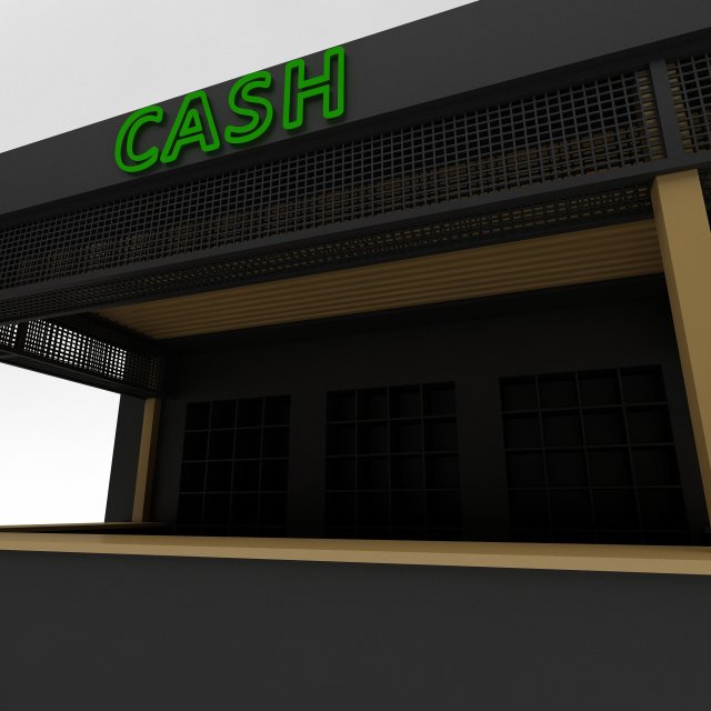 bowling cash Modelo 3D .c4d .max .obj .3ds .fbx .stl .blend 