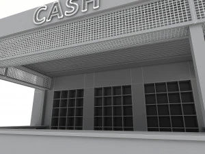 bowling cash 3D Model