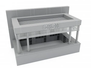 bowling cash 3D Model