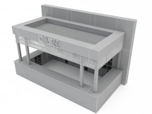 bowling cash 3D Model