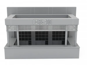 bowling cash 3D Model
