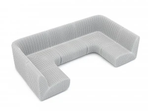 बैठकर गेंदबाजी 3D मॉडल