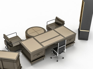 3D classic office 3D Model