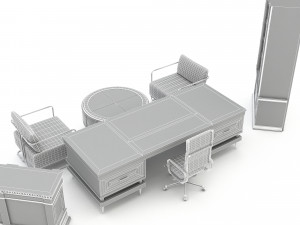 3D classic office 3D Model