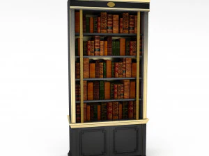 Classic office furniture 01 3D 3D Model