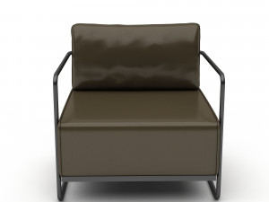 3D classic office furniture 02 3D Model