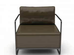 3D classic office furniture 02 3D Model
