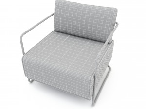 3D classic office furniture 02 3D Model