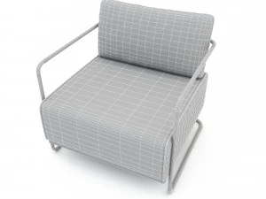 3D classic office furniture 02 3D Model