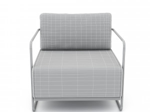 3D classic office furniture 02 3D Model