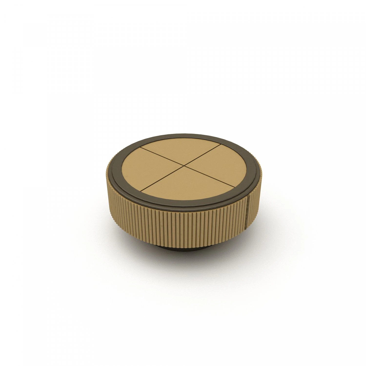 Classic office coffee table 3D Model .c4d .max .obj .3ds .fbx .stl .blend 