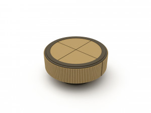 Classic office coffee table 3Dモデル