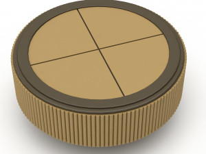 Classic office coffee table Model 3D