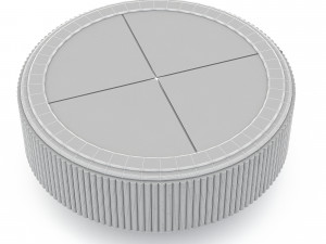 Classic office coffee table Model 3D