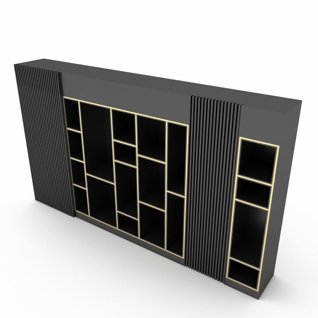 3D classic office furniture 06 3D Модель .c4d .max .obj .3ds .fbx .stl .blend 