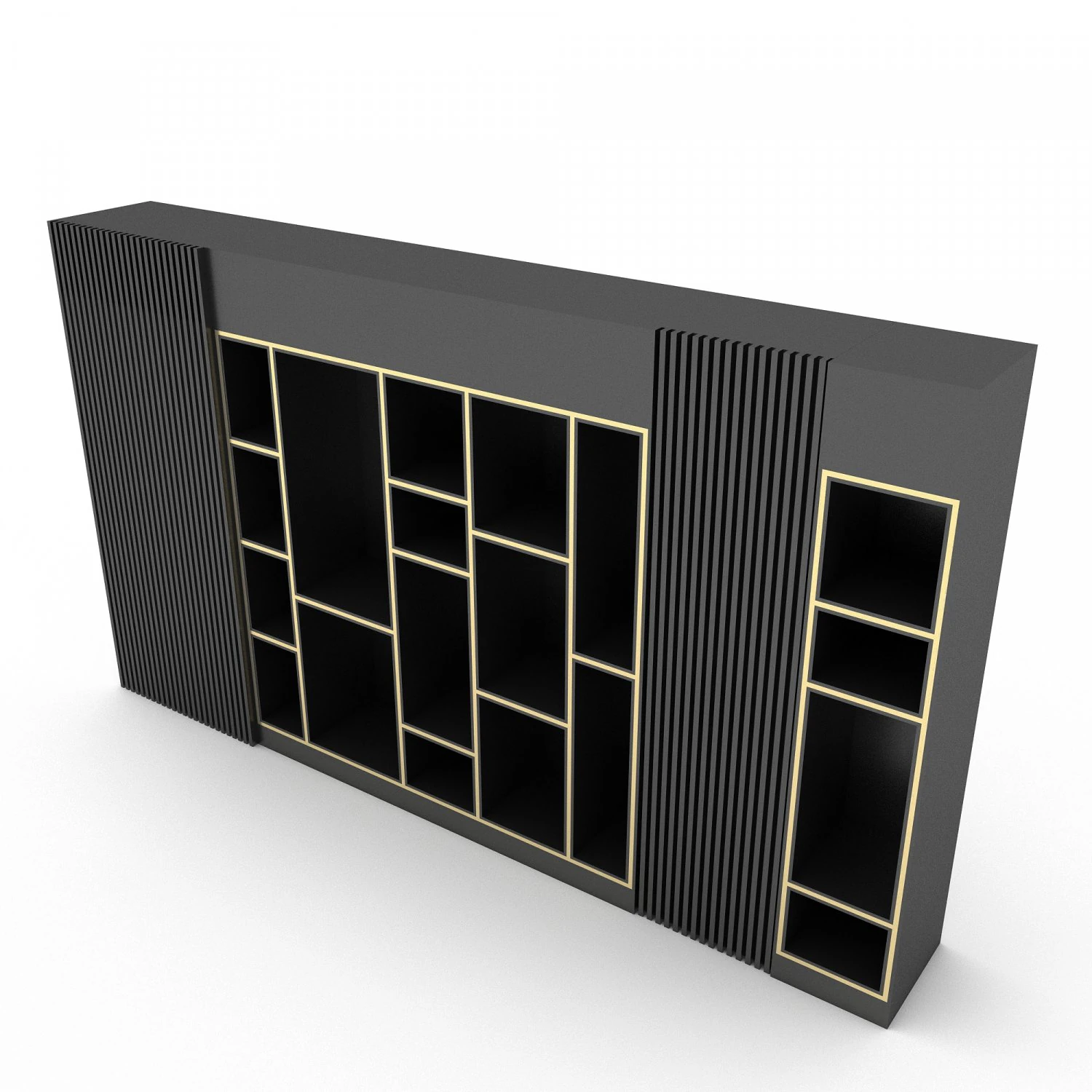 3D classic office furniture 06 3D Model .c4d .max .obj .3ds .fbx .stl .blend 