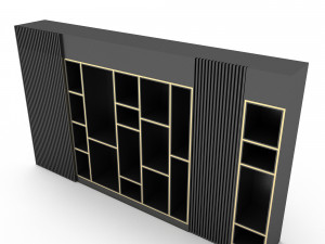 3D classic office furniture 06 3Dモデル