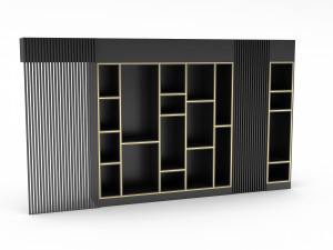 3D classic office furniture 06 3D Модель