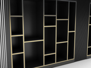 3D classic office furniture 06 3D Модель