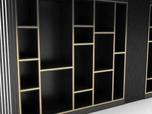 3D classic office furniture 06 3D Model