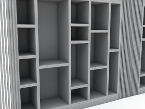 3D classic office furniture 06 3D Модель