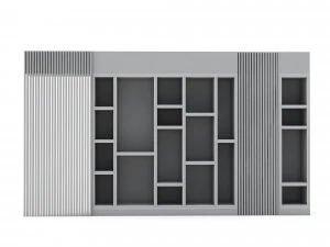 3D classic office furniture 06 3D Model