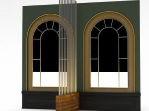 cafe wall decor 3Dモデル