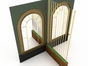 cafe wall decor 3D Model
