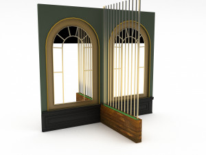 cafe wall decor Modello 3D