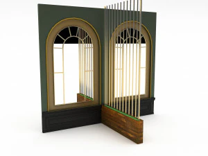 cafe wall decor 3D Model