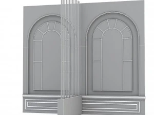 cafe wall decor 3D Model