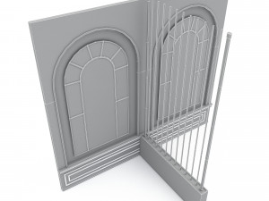 cafe wall decor Modello 3D