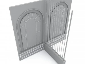 cafe wall decor 3D Model